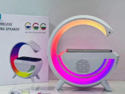 Digital LED Wireless Charger Speaker - Enhance Your Audio Experience