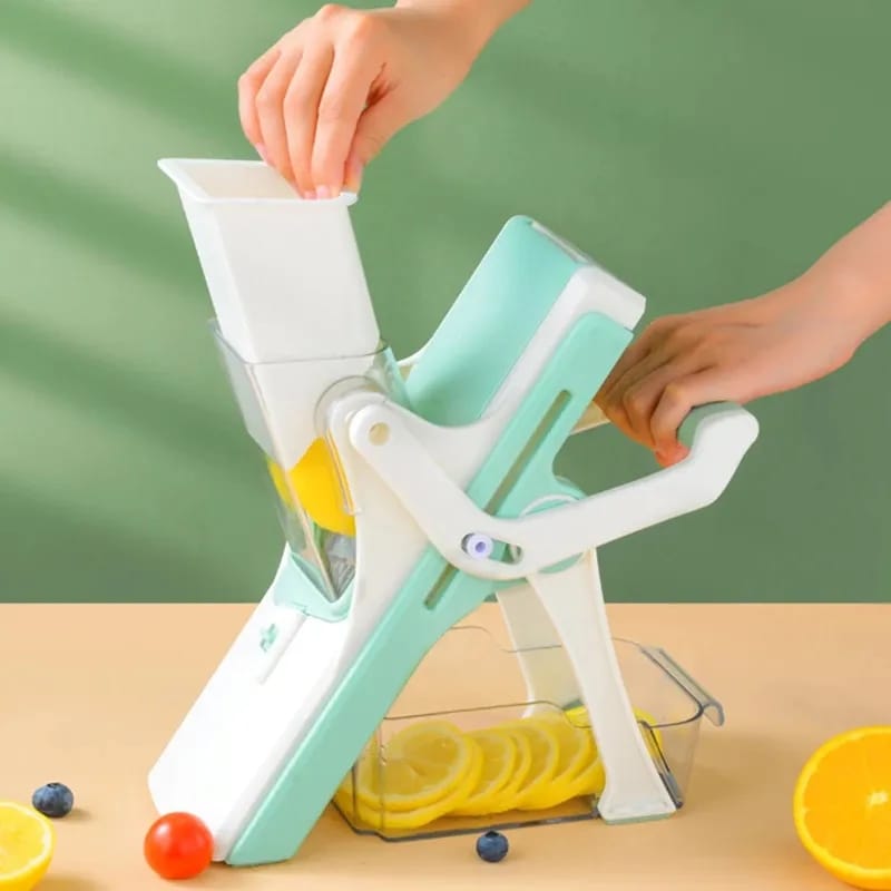 Vegetable and Meat Cutter 8 In 1 with 5 Dicing Blades Slicer