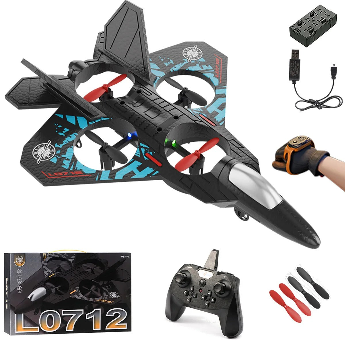 L0712 RC Plane 2.4G Remote Control Aircraft | Best Controls