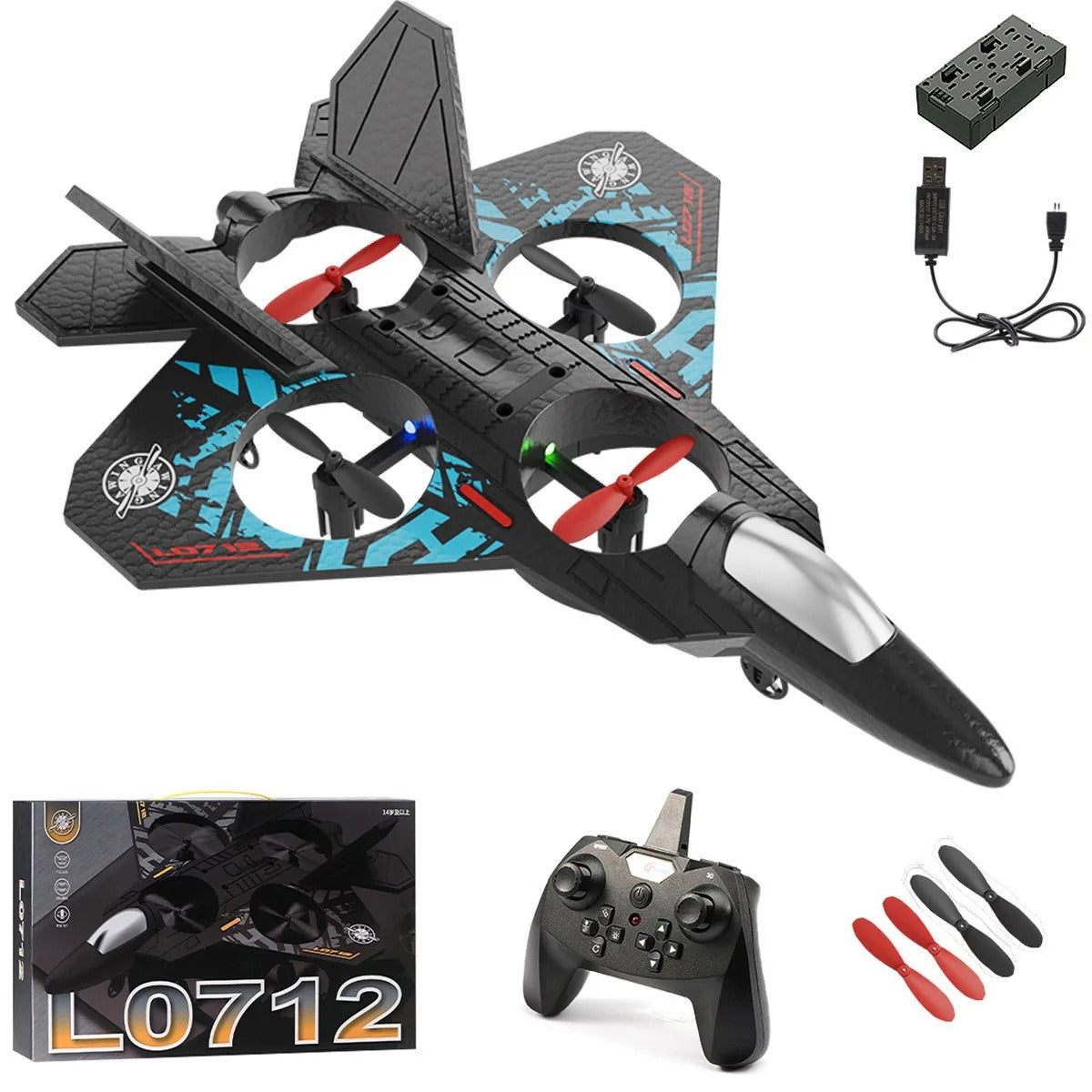 L0712 RC Plane 2.4G Remote Control Aircraft | Best Controls