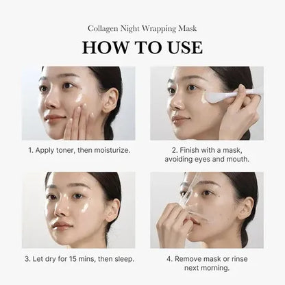 MEDICUBE Collagen Night Wrapping Mask 75ml | Most viral Korean mask 🔥🔥