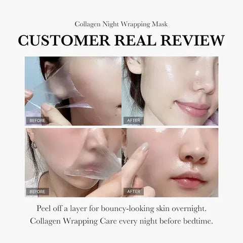 MEDICUBE Collagen Night Wrapping Mask 75ml | Most viral Korean mask 🔥🔥
