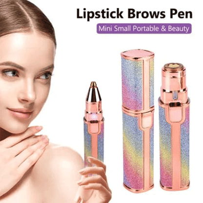 2 In 1 Rechargeable Flawless Eyebrow Hair Remover & Facial Hair Trimmer