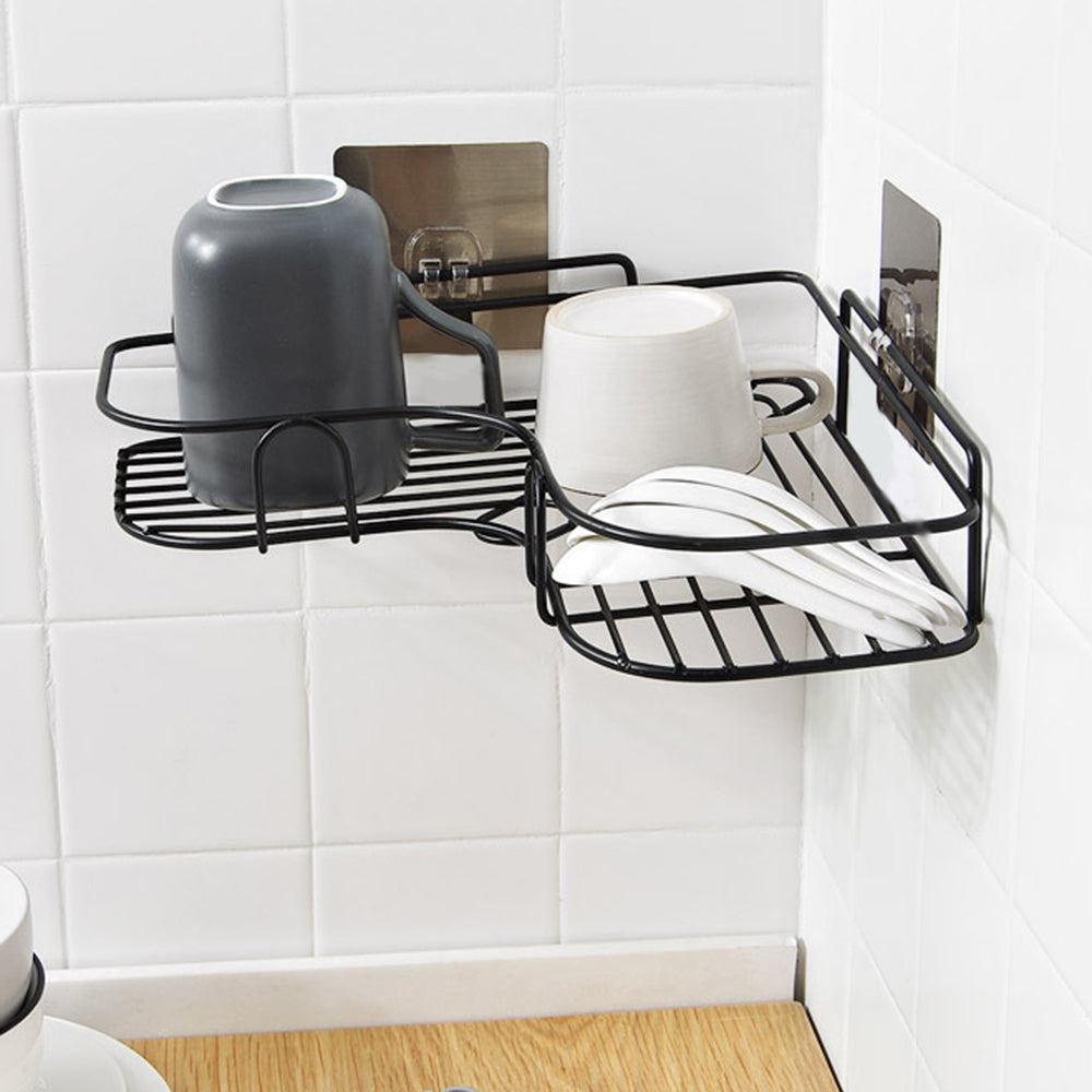 Bathroom Corner Rack Self-Adhesive