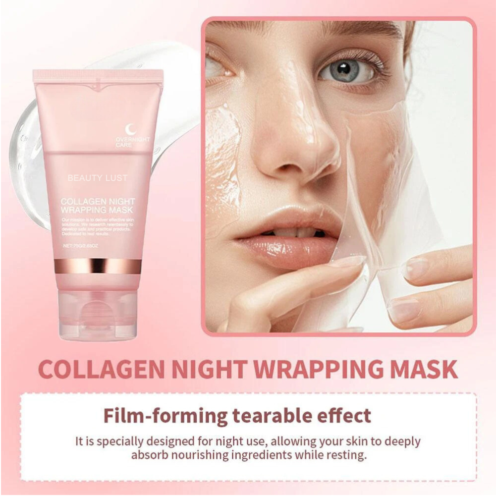 MEDICUBE Collagen Night Wrapping Mask 75ml | Most viral Korean mask 🔥🔥