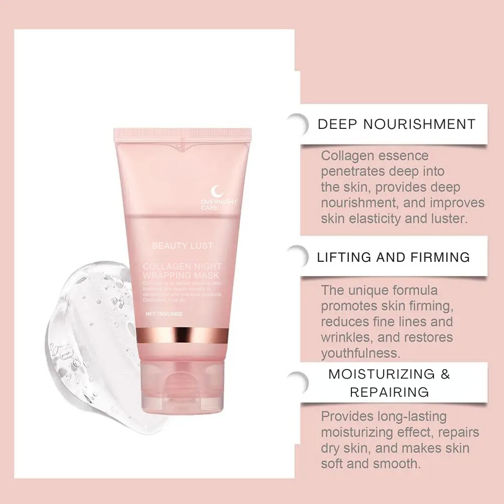 MEDICUBE Collagen Night Wrapping Mask 75ml | Most viral Korean mask 🔥🔥