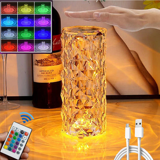 Illuminate Your Space with Our LED Crystal Table Lamp