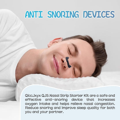 Breathing Nasal Strips Set for Sleep and Sport (Starter Kit)