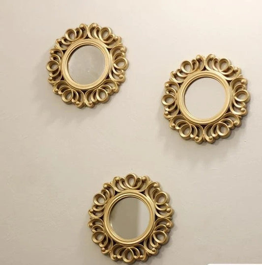 3pc Mirror Set Embroidered Design