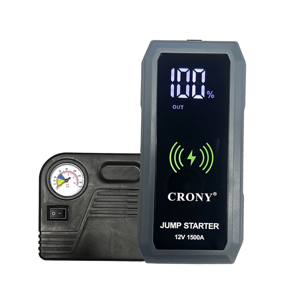 Air Super Jumper Starter 12V Auto Car Battery Portable Jump Starter Power Station with wireless charging function