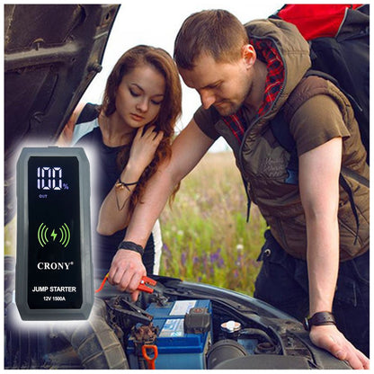Air Super Jumper Starter 12V Auto Car Battery Portable Jump Starter Power Station with wireless charging function